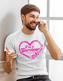 Veracco I'm Survivor with Heart Breast Cancer Awareness Survivor T-Shirt | for Men
