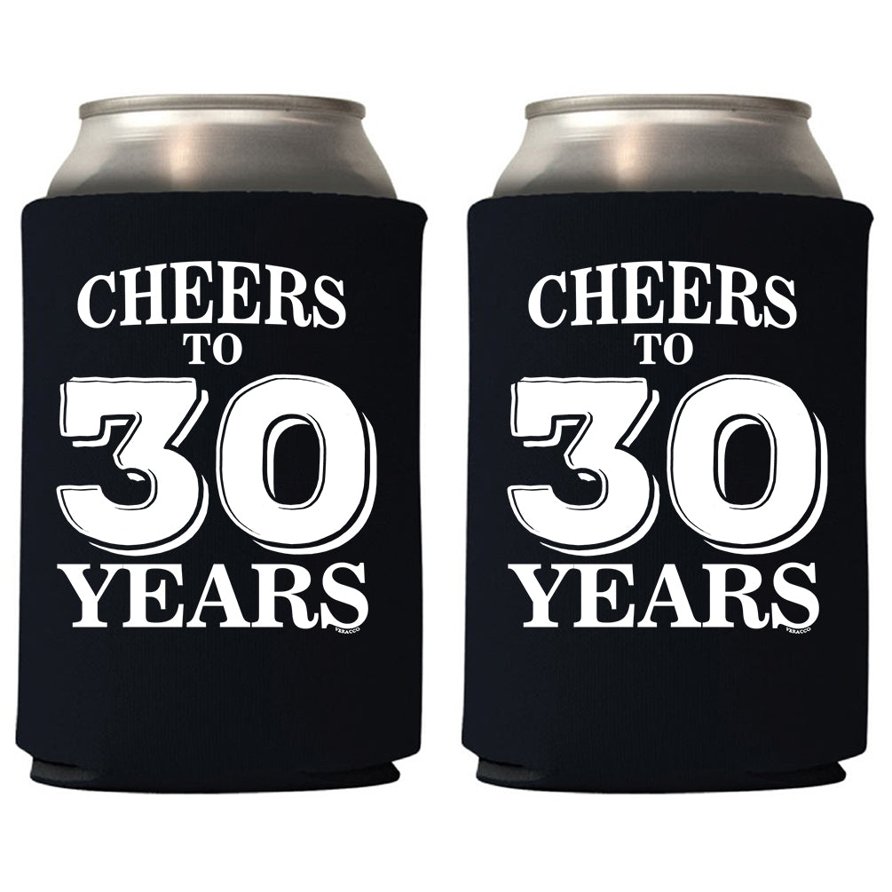 30th Birthday Can Cooler, Keep Calm and Drink Beer Can Cooler, Talk Thirty  to Me Birthday Can Cooler Favors, Personalized Beer Huggers 155 