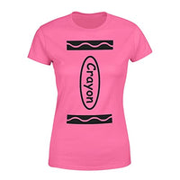 Crayon Box Halloween Costumes T-Shirt | Funny Cool Graphic tee idea | for Women