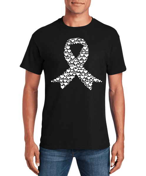 Breast Cancer Awareness Pink Ribbon Fearless Fighter Survivor Motivational Men Tee in October We Wear Pink Tshirt Gift