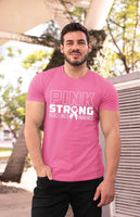 Veracco Pink Stronger Breast Cancer Awareness Ribbon for Men T-Shirt