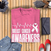 Veracco Breast Cancer Awareness Pink Ribbon Gifts for Women T-Shirt