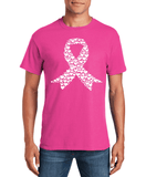 Breast Cancer Awareness Pink Ribbon Fearless Fighter Survivor Motivational Men Tee in October We Wear Pink Tshirt Gift