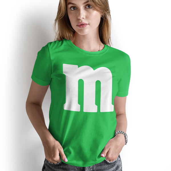 Letter M Halloween Costumes T-Shirt | Funny Cool Graphic tee idea | for Women