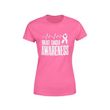 Veracco Breast Cancer Awareness Pink Ribbon Gifts for Women T-Shirt