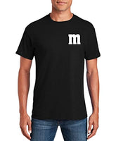 Letter M Halloween Costumes Mini Pocked SizeT-Shirt | Funny Cool Graphic Tee Idea | for Men