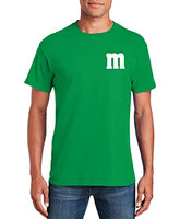 Letter M Halloween Costumes Mini Pocked SizeT-Shirt | Funny Cool Graphic Tee Idea | for Men