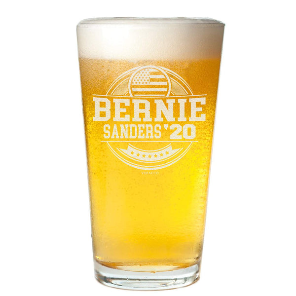 Veracco™ Bernie Sanders '20 Circle Beer Glass Pint (Circle)