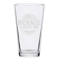 Veracco™ Bernie Sanders '20 Circle Beer Glass Pint (Circle)