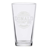 Veracco™ Donald Trump '20 Circle Beer Glass Pint (Circle)